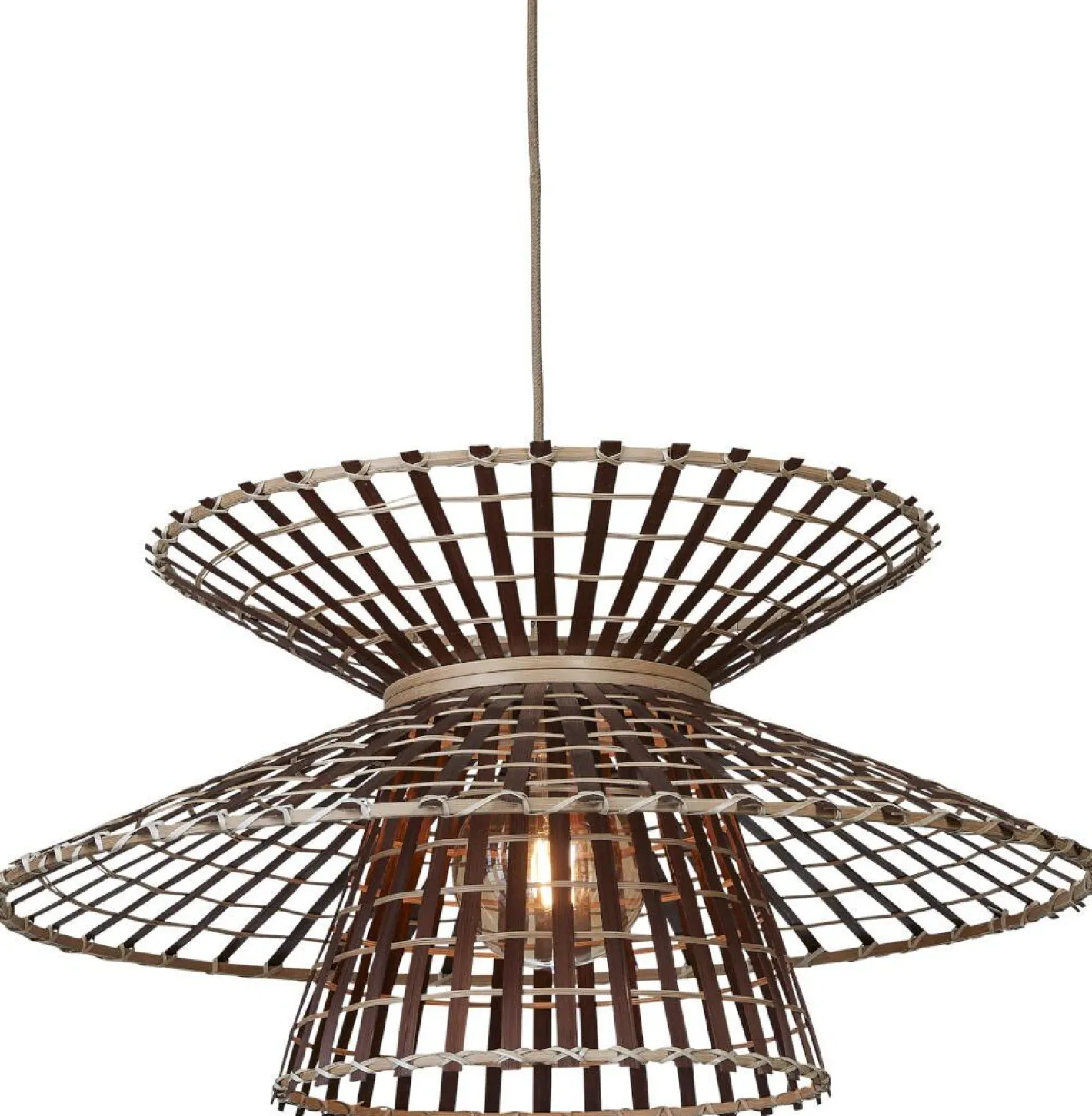 Hot Good&Mojo Machu Hanglamp Natural, Brown