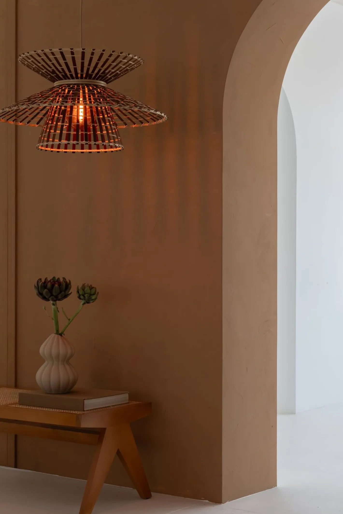 Hot Good&Mojo Machu Hanglamp Natural, Brown