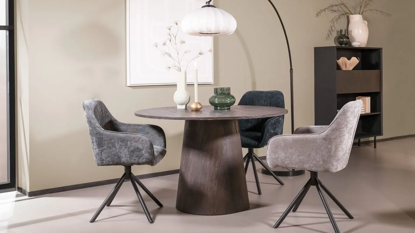 Eijerkamp Collectie Maddox Eetkamerstoel Dark Grey