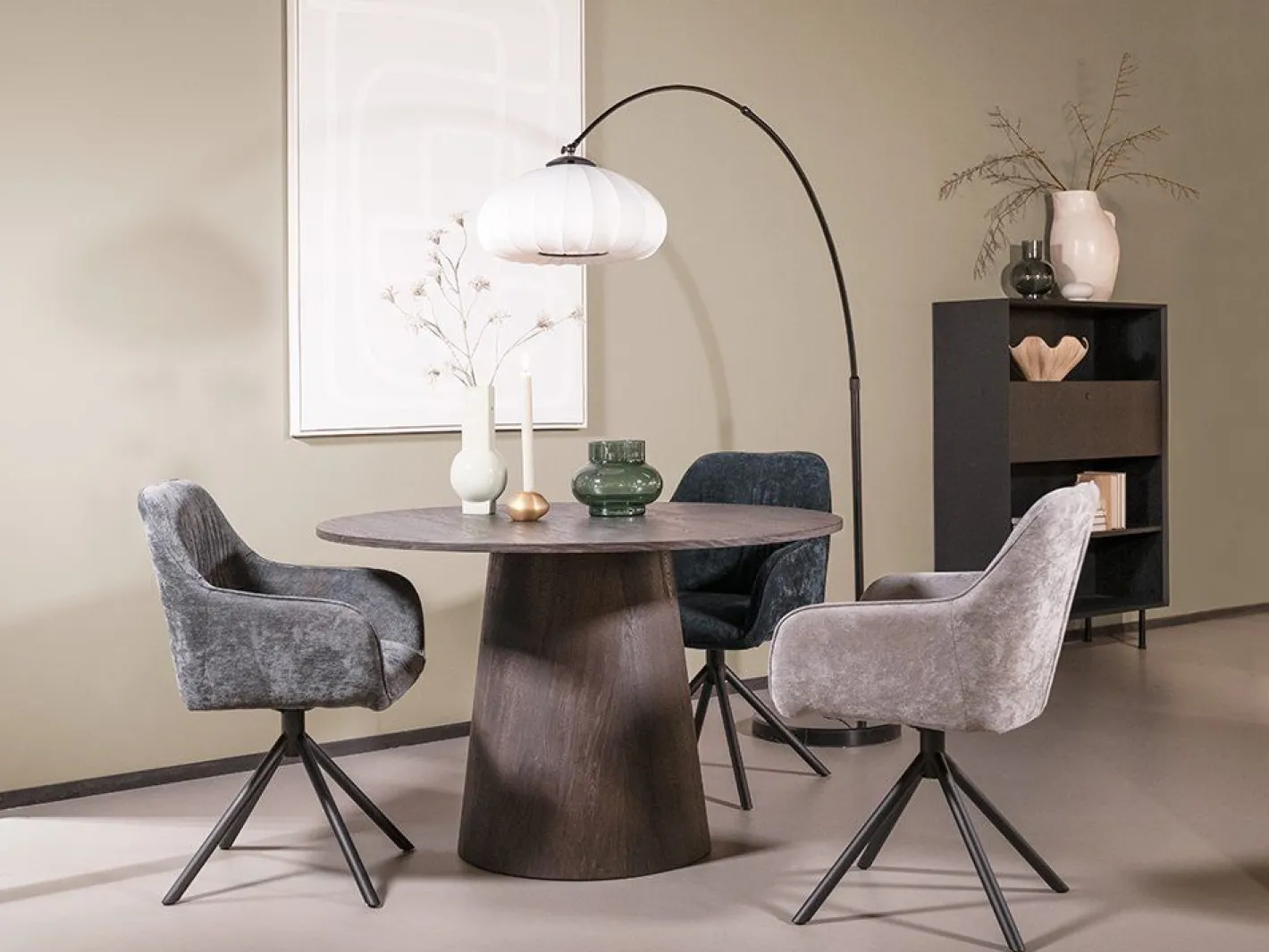 Eijerkamp Collectie Maddox Eetkamerstoel Dark Grey