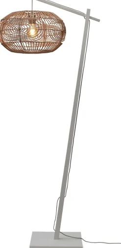 Sale Good&Mojo Madeira Vloerlamp White, Natural, Grey
