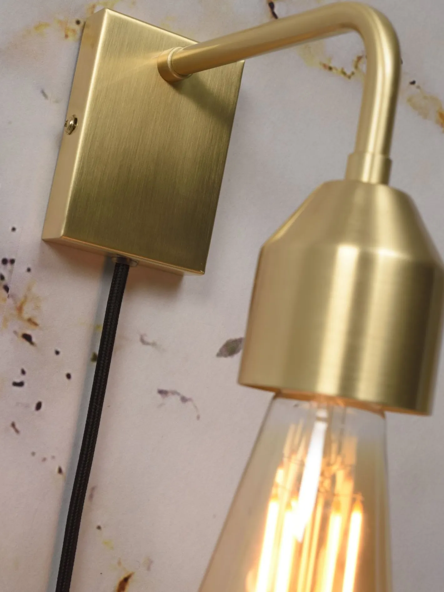 Clearance It's about RoMi Madrid Wandlamp Goud