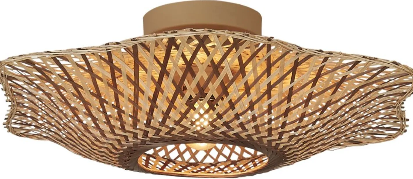 Clearance Good&Mojo Madura Plafondlamp Natural, Brown