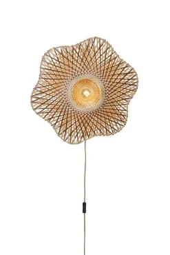 Outlet Good&Mojo Madura Wandlamp Natural, Brown