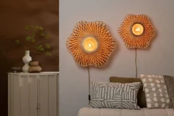 Outlet Good&Mojo Madura Wandlamp Natural, Brown