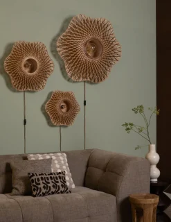 Outlet Good&Mojo Madura Wandlamp Natural, Brown