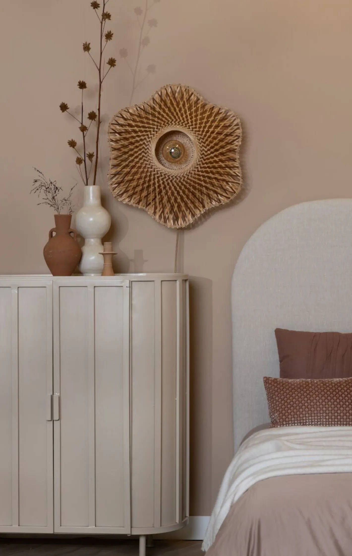 Outlet Good&Mojo Madura Wandlamp Natural, Brown