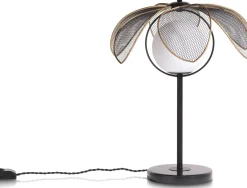 COCO maison Magnolia Tafellamp Zwart, Antraciet