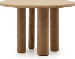 Online Kave Home Mailen Rond Eettafel Naturel