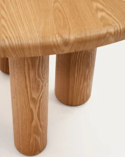Online Kave Home Mailen Rond Eettafel Naturel