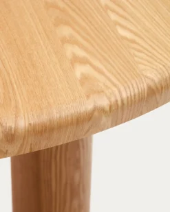 Online Kave Home Mailen Rond Eettafel Naturel