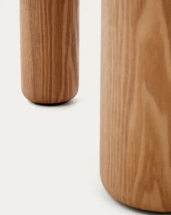 Online Kave Home Mailen Rond Eettafel Naturel