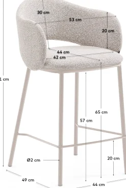 Sale Kave Home Maina Barstoel Creme