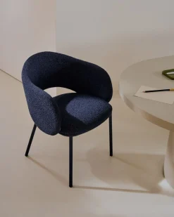 Clearance Kave Home Maina Eetkamerstoel Blauw
