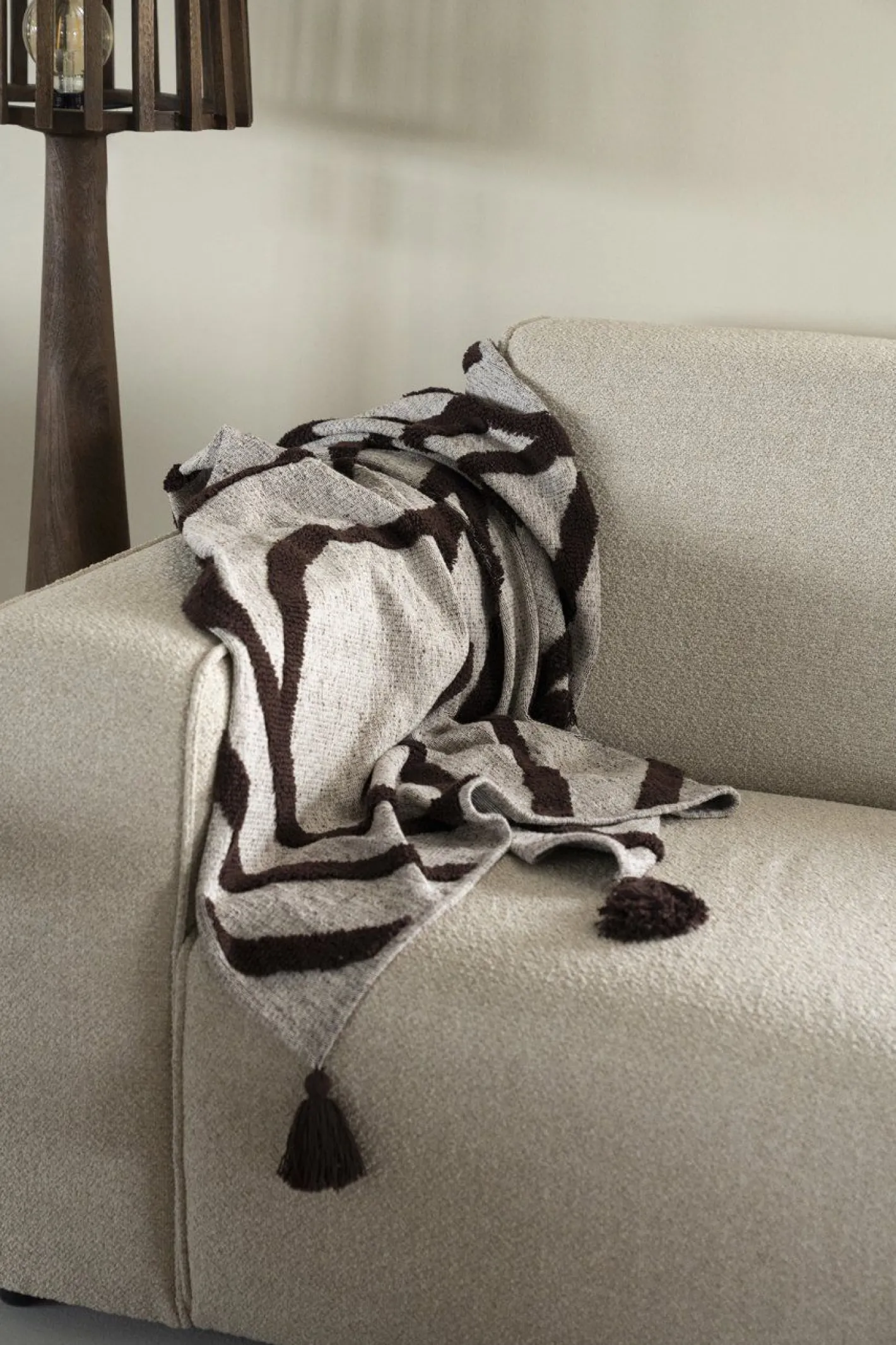 Outlet By Boo Majani Plaid Dark Brown