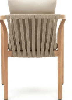Kave Home Malaret Tuinstoel Beige, Naturel