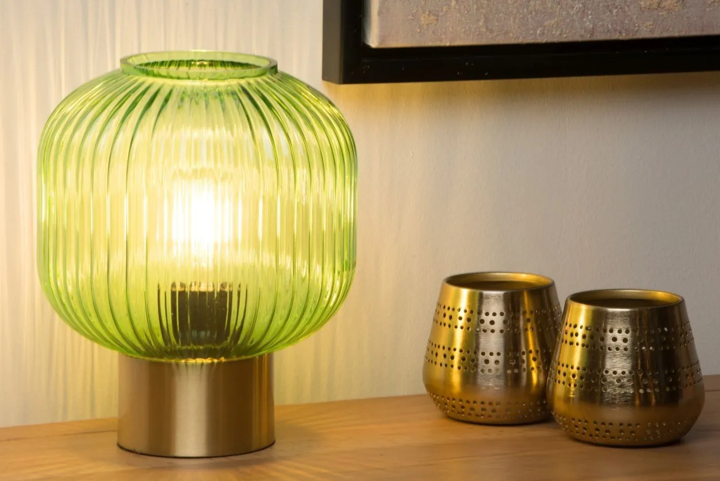 Clearance Lucide Maloto Tafellamp Groen
