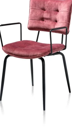 Best Henders en Hazel Manou Armstoel Burgundy Red
