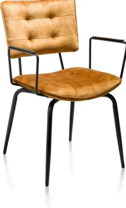 Discount Henders en Hazel Manou Armstoel Okergeel