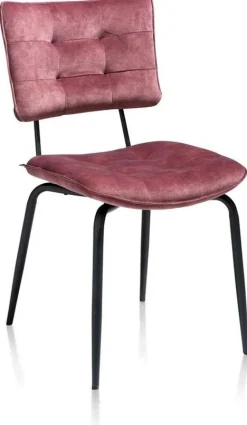 Hot Henders en Hazel Manou Eetkamerstoel Burgundy Red
