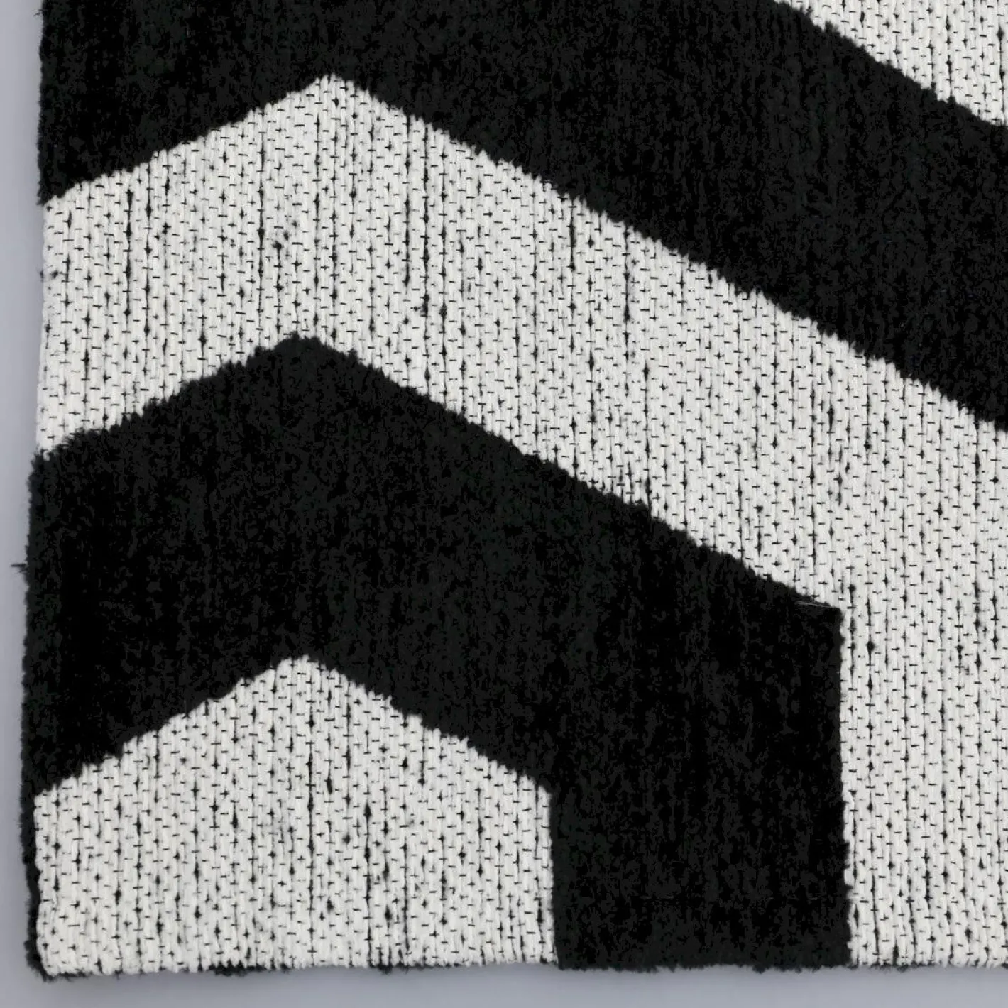 New Trendhopper Manou Vloerkleed Wit, Zwart