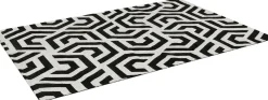 New Trendhopper Manou Vloerkleed Wit, Zwart