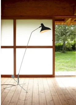 Clearance Eijerkamp Collectie Mantis Vloerlamp Zwart