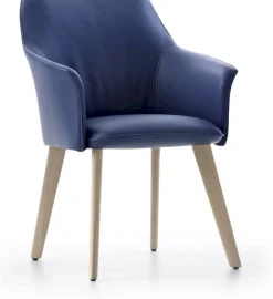 Leolux Mara Eetkamerstoel Blauw