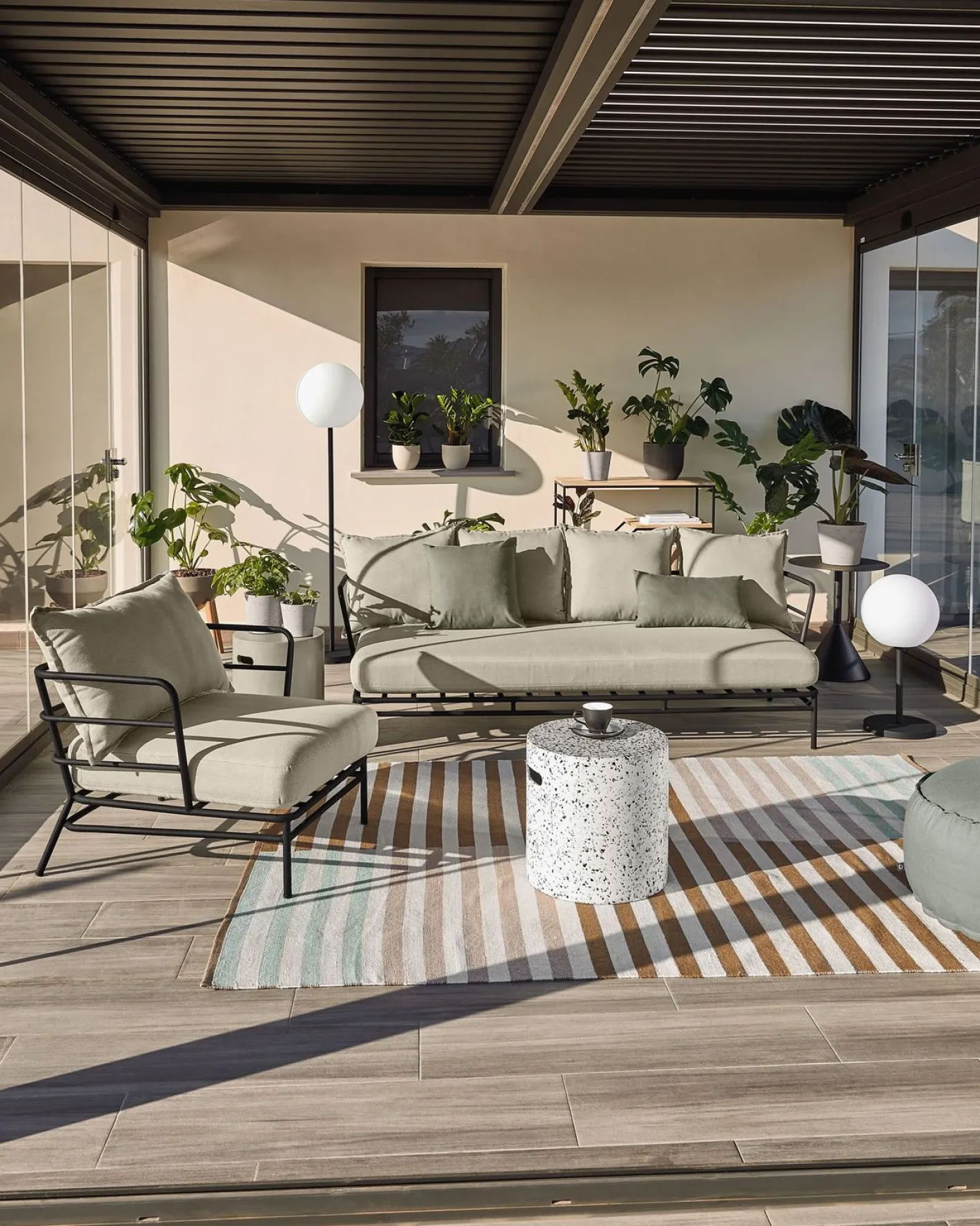 Sale Kave Home Mareluz Tuinbank Zwart