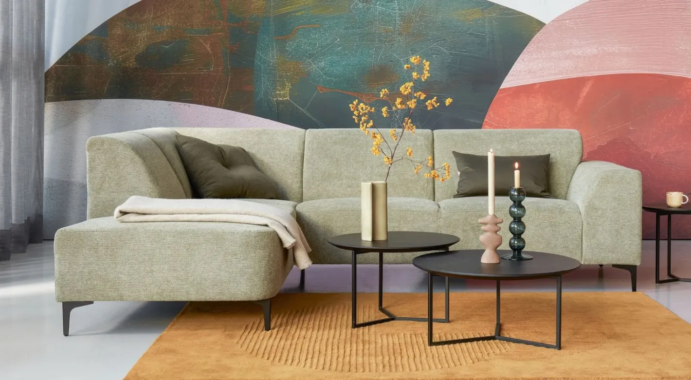 Best Eijerkamp Collectie Marijn Links Hoekbank Green