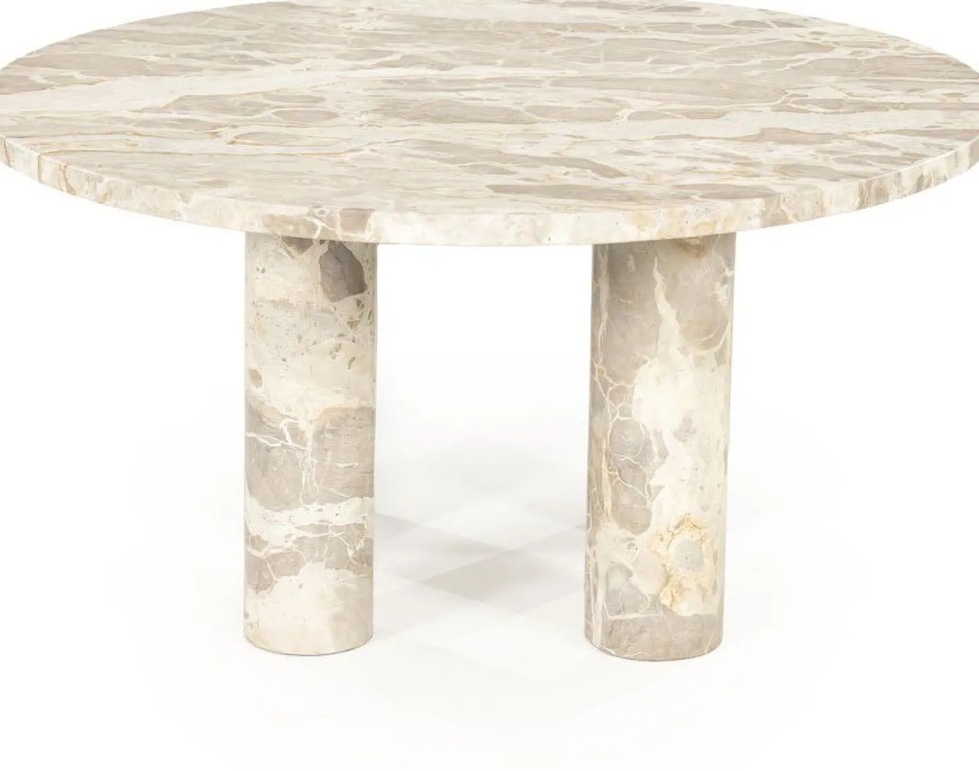 Online By Boo Marmo Salontafel Wit, Bruin