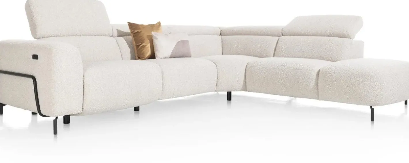 Henders en Hazel Martano Hoekbank Creme