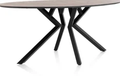 Online XOOON Masura Ellips Eettafel Roest
