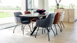 Outlet XOOON Masura Uitschuifbaar Eettafel Antraciet