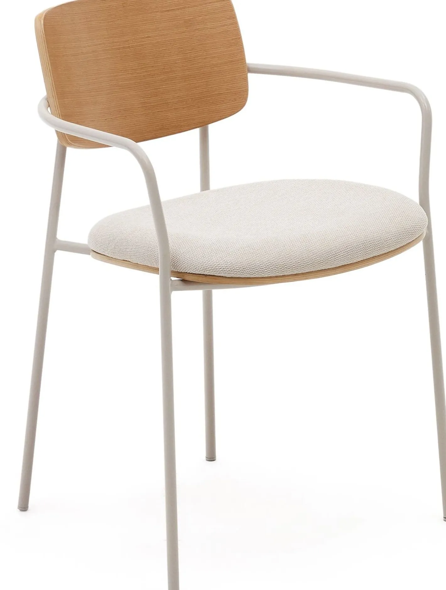 Discount Kave Home Maureen Eetkamerstoel Beige, Naturel