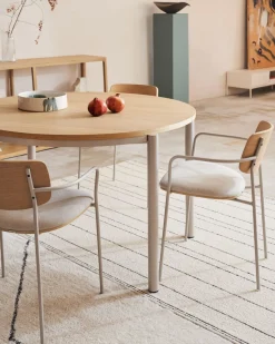 Discount Kave Home Maureen Eetkamerstoel Beige, Naturel