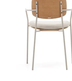 Discount Kave Home Maureen Eetkamerstoel Beige, Naturel