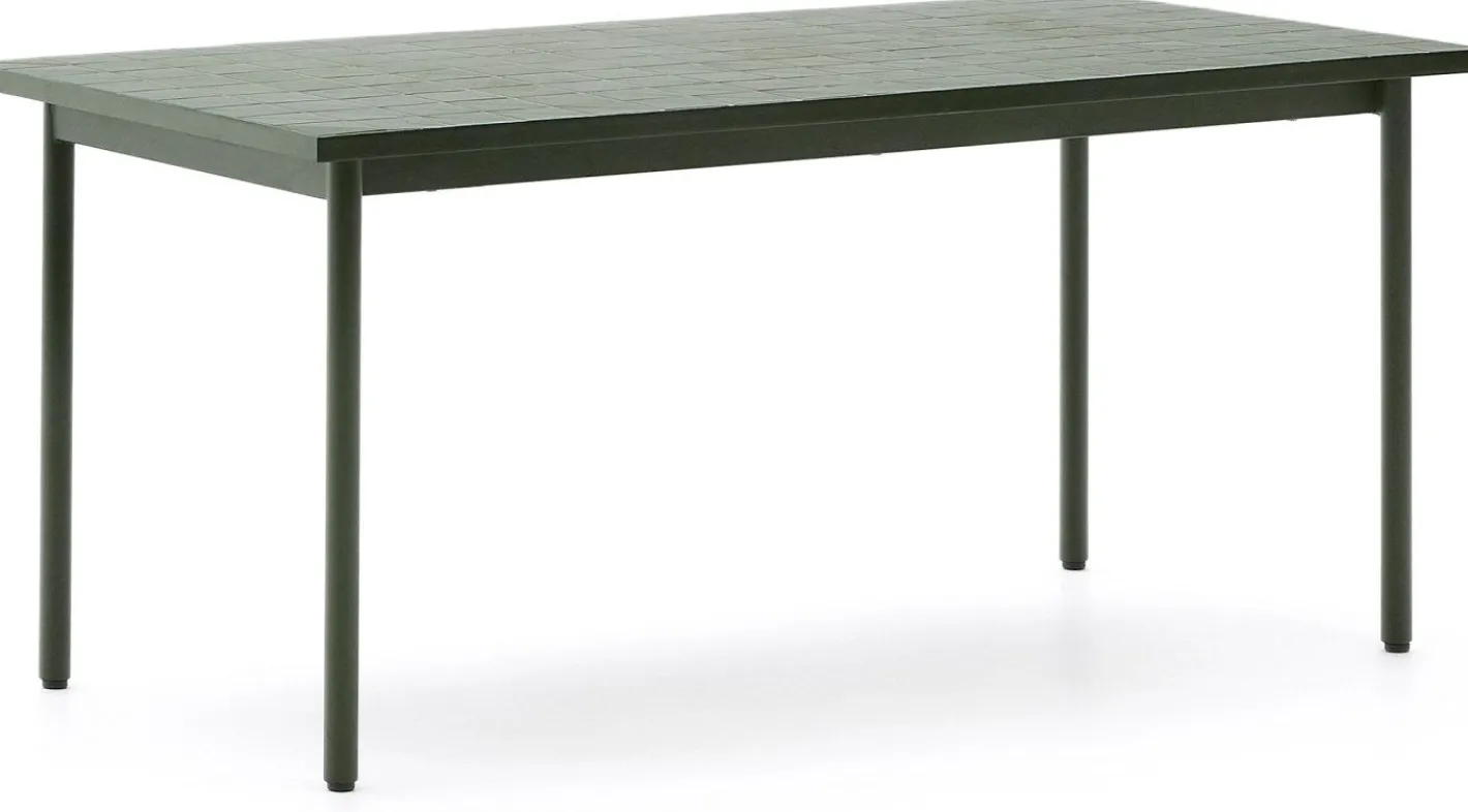 New Kave Home Maurina Groen Tuintafel Donkergroen