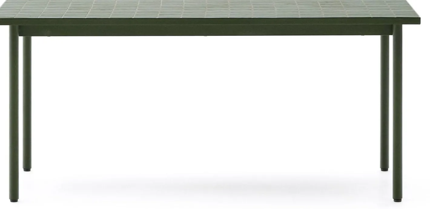 New Kave Home Maurina Groen Tuintafel Donkergroen