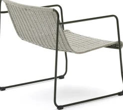 Kave Home Maurina Outdoor Fauteuil Grijs, Groen