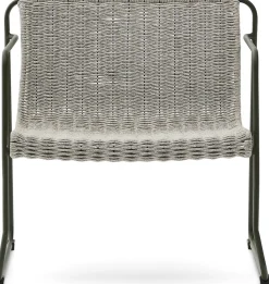 Kave Home Maurina Outdoor Fauteuil Grijs, Groen