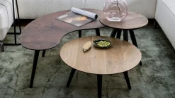 Outlet Henders en Hazel Maze L Bijzettafel Railway Brown