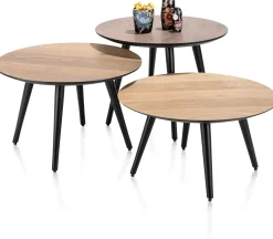 New Henders en Hazel Maze Rond L Salontafel Roest