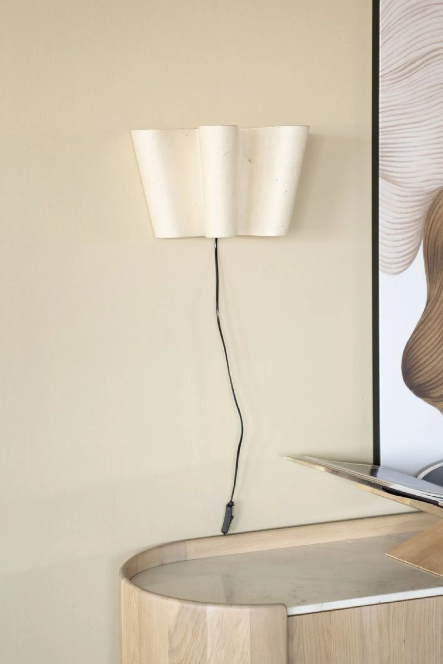 Clearance By Boo Meander Wandlamp Beige