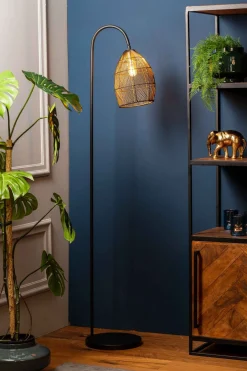 Trendhopper Medita Vloerlamp Zwart, Goud