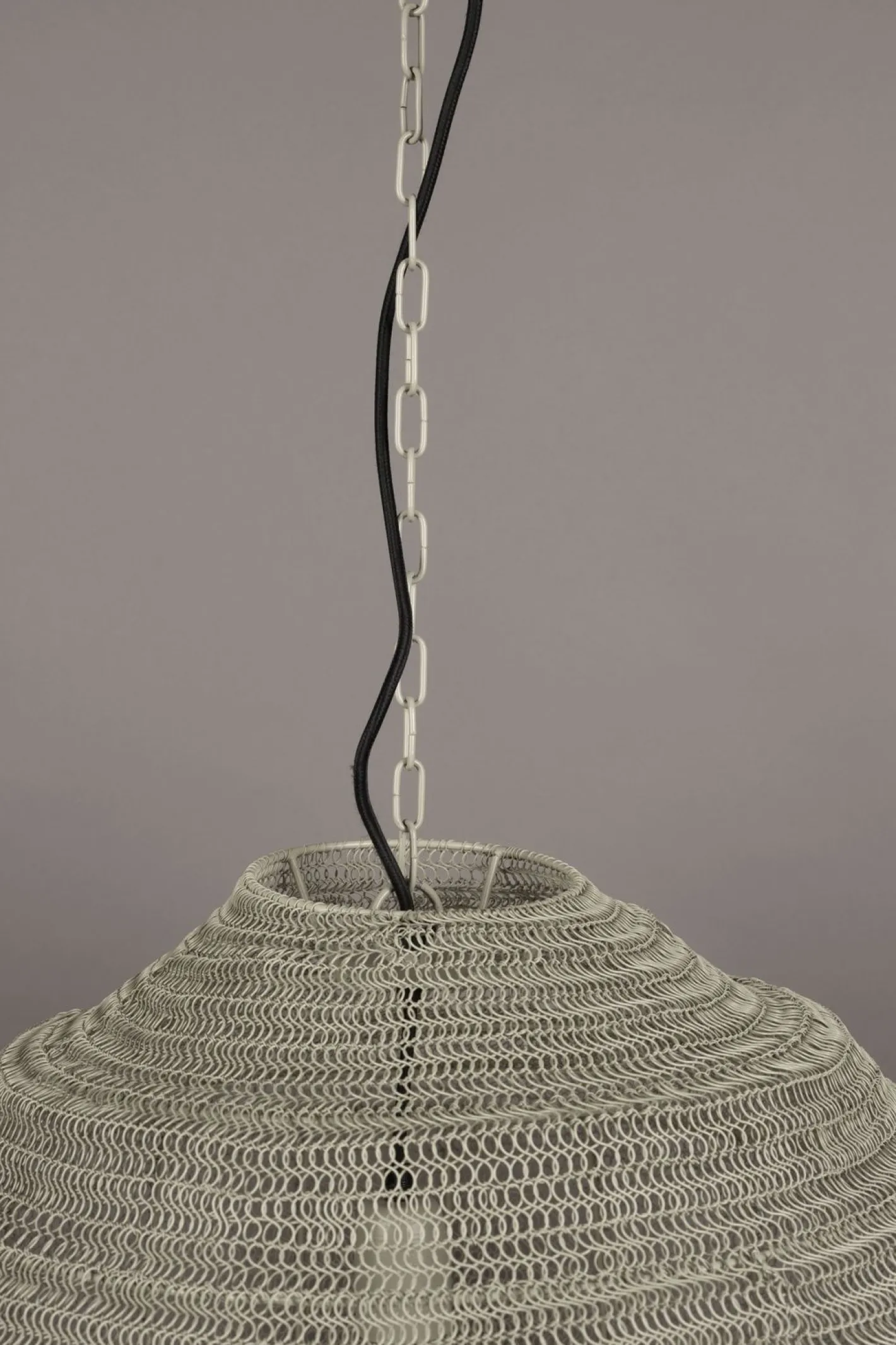 Clearance Dutchbone Meezan XL Hanglamp Sand Grey
