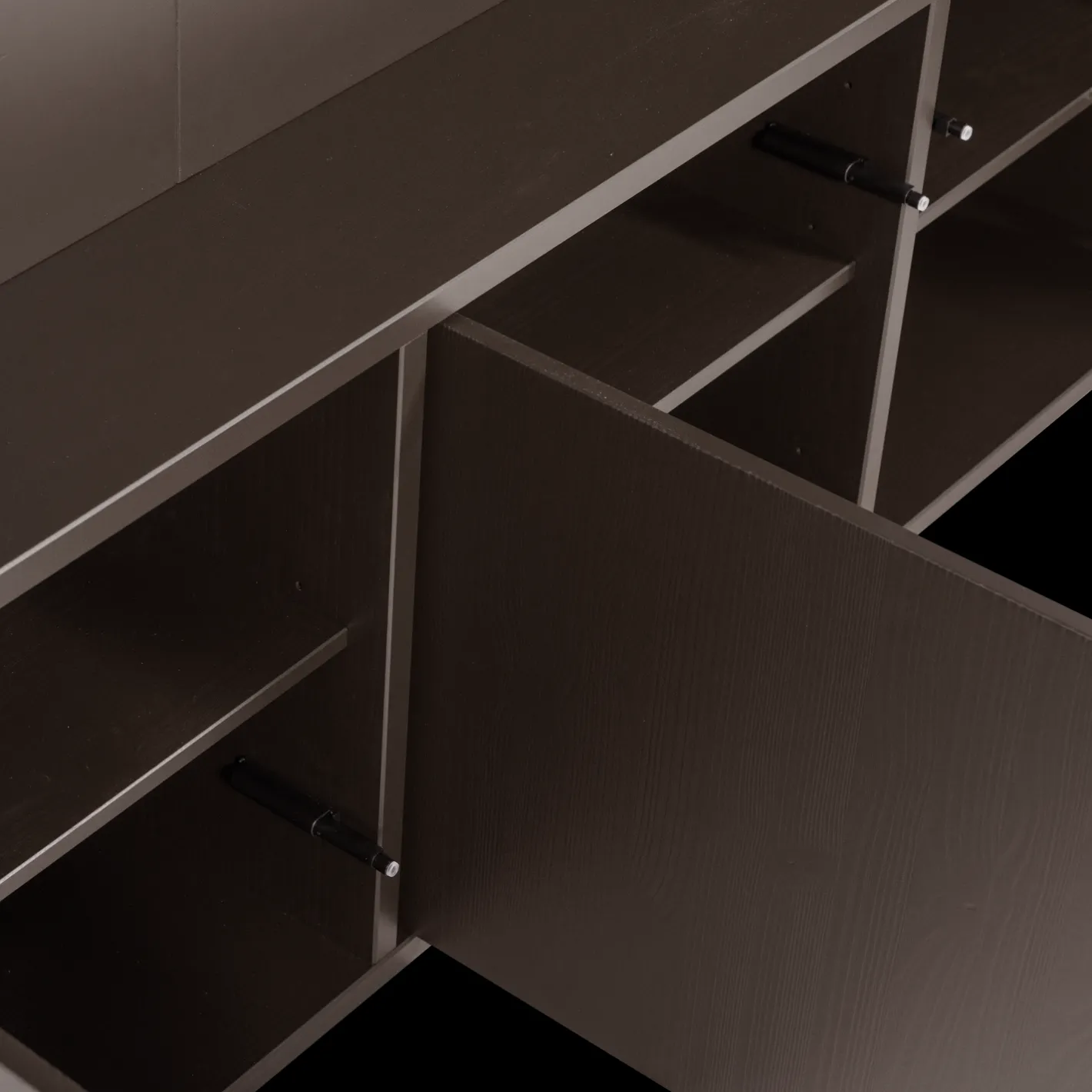 Clearance WOOOD Meggy Tv-meubel Middenbruin