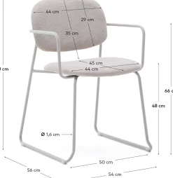Clearance Kave Home Meli Armstoel Beige