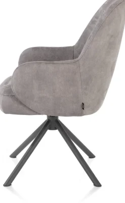 Henders en Hazel Melle Armstoel Charcoal