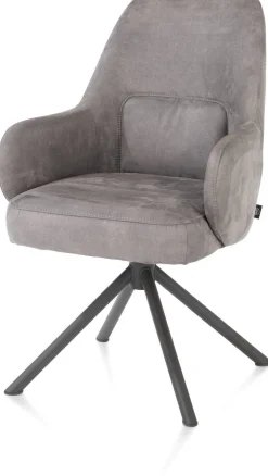Henders en Hazel Melle Armstoel Charcoal